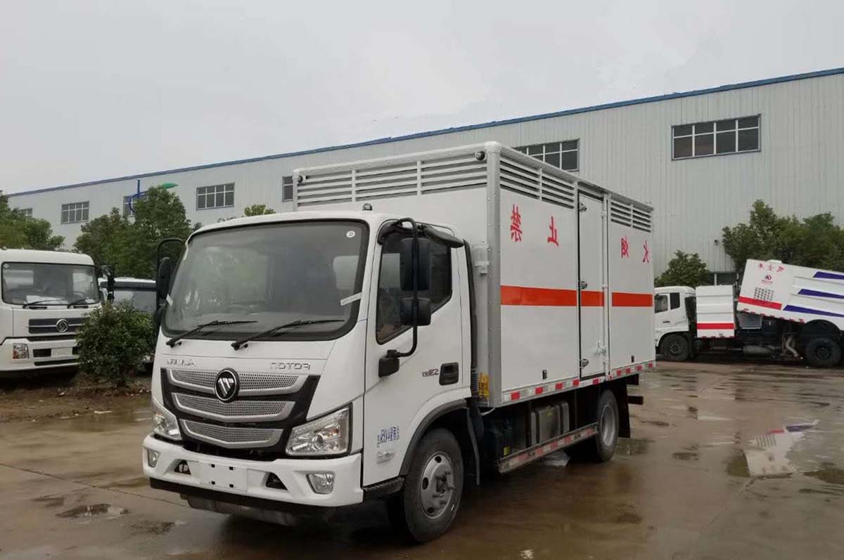 歐馬可4.1米(藍(lán)牌)氣體廂式運(yùn)輸車